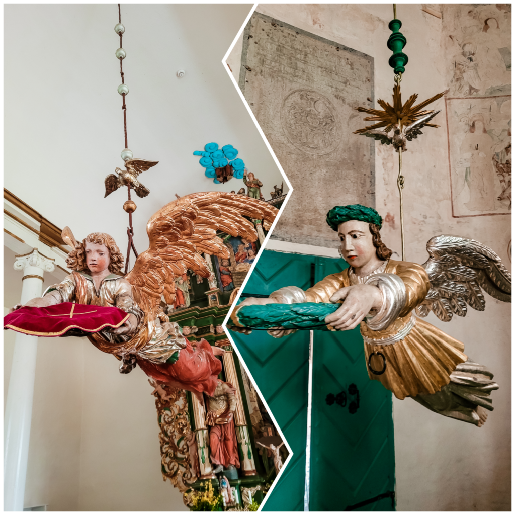 anioł chrzcielny Sorkwity i Dąbrówno