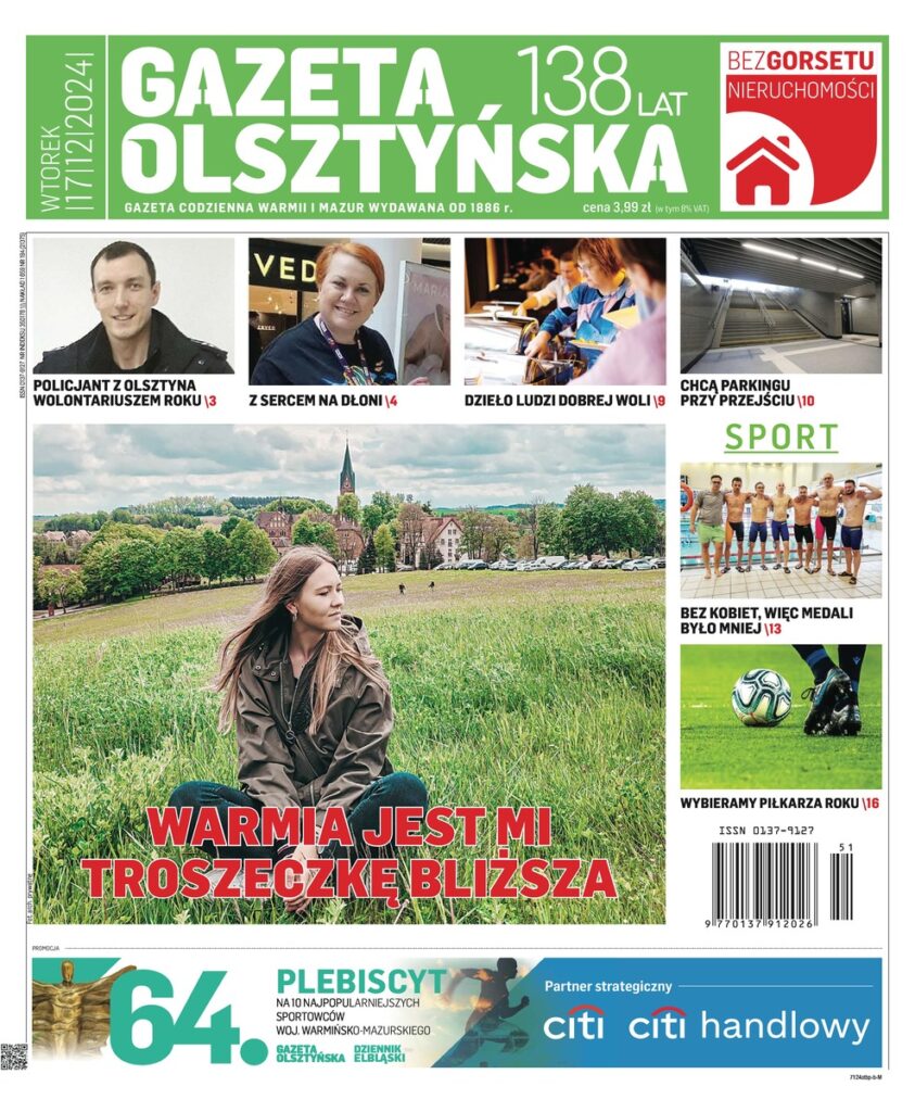 okladka gazety olsztynskiej