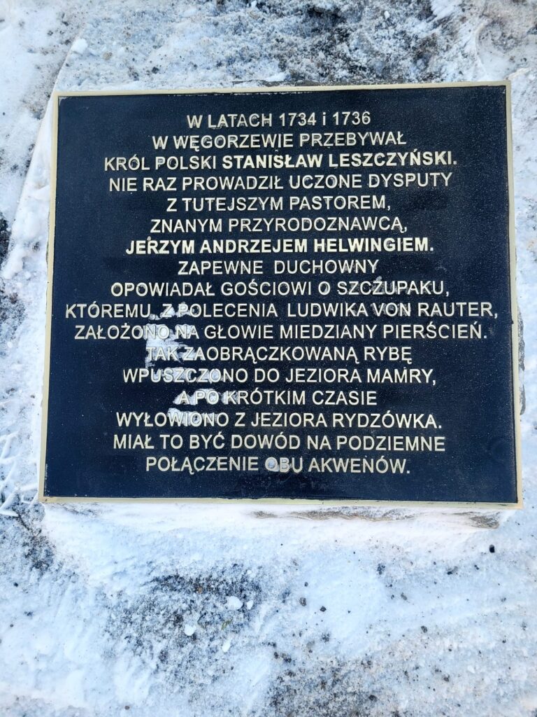 Tablica w Węgorzewie